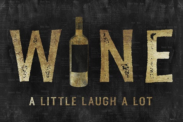 Black & White & Gold: Golden Wine by Natalie Carpentieri