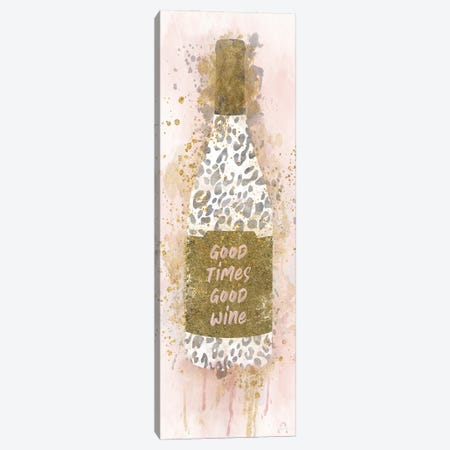 Good Times Good Wine Canvas Print #CRP222} by Natalie Carpentieri Canvas Art