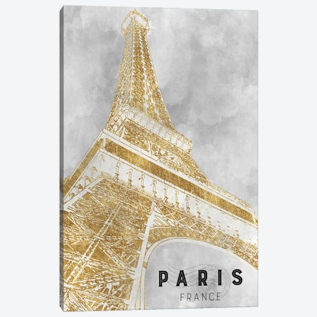 Shimmering Eiffel Canvas Print #CRP242} by Natalie Carpentieri Canvas Artwork