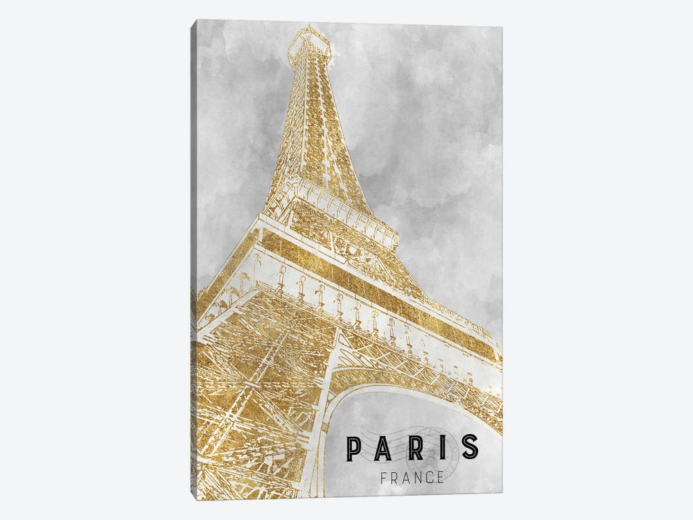 Shimmering Eiffel by Natalie Carpentieri 1-piece Canvas Print