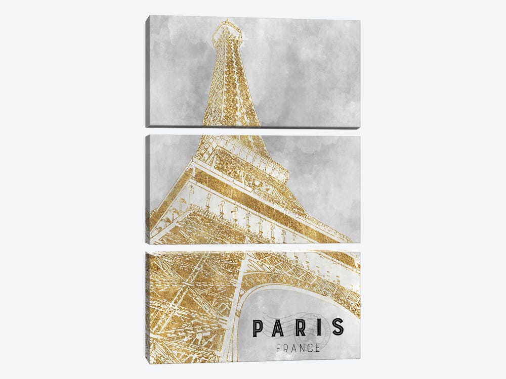 Shimmering Eiffel by Natalie Carpentieri 3-piece Art Print