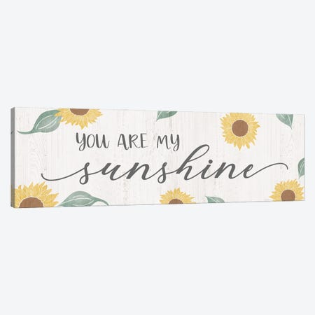You Are My Sunshine Canvas Print #CRP249} by Natalie Carpentieri Canvas Artwork