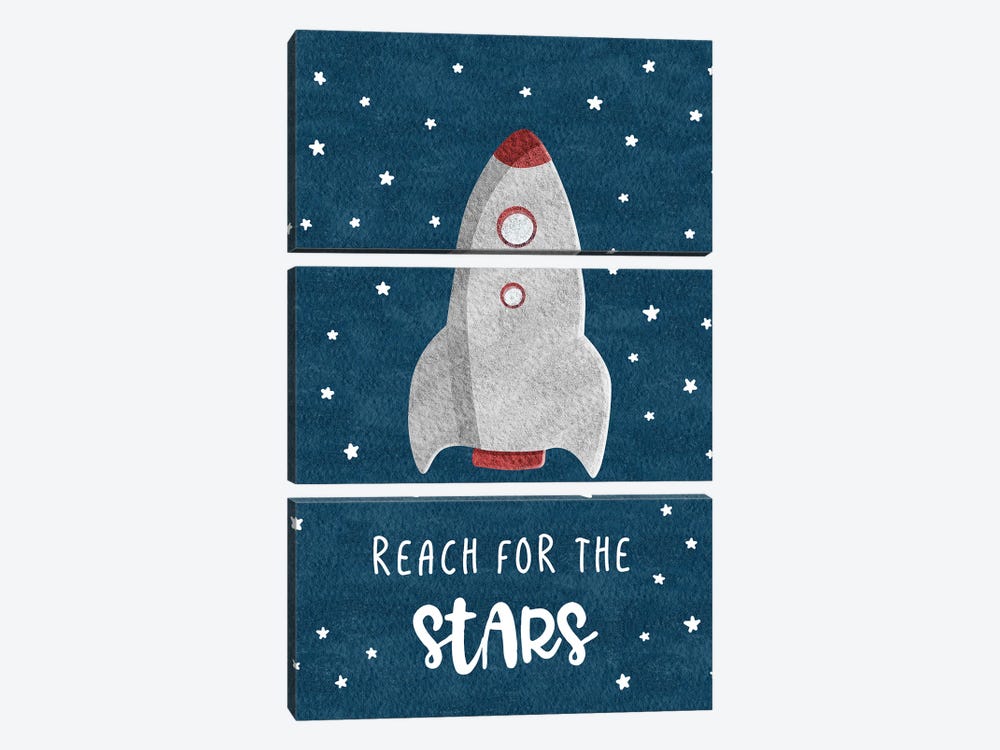 Reach For The Stars by Natalie Carpentieri 3-piece Canvas Art Print