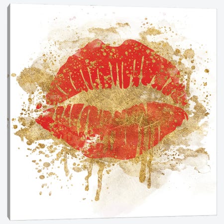 Red Kisses Canvas Print #CRP258} by Natalie Carpentieri Canvas Print