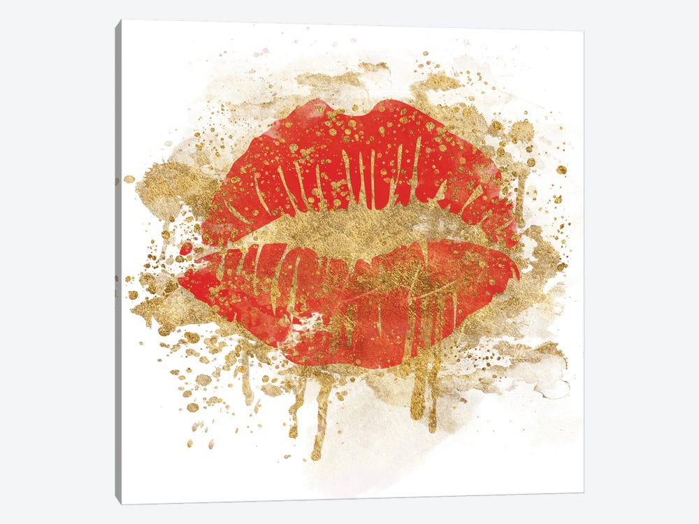 Red Kisses by Natalie Carpentieri 1-piece Canvas Art