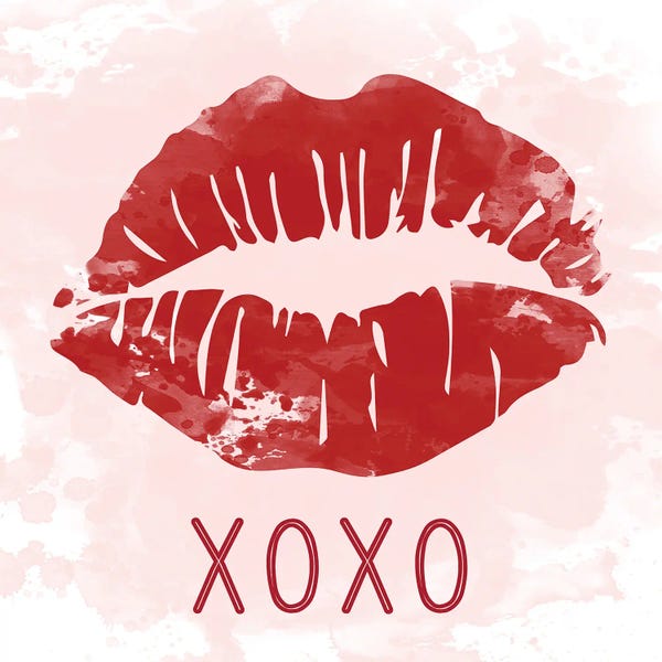 Gifts Inspired by Red: XOXO Lips by Natalie Carpentieri