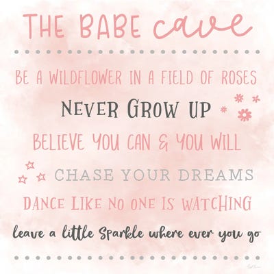 The Babe Cave by Natalie Carpentieri canvas print