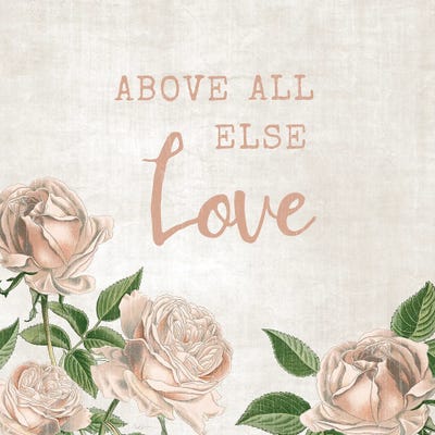 Above All Else by Natalie Carpentieri framed canvas print