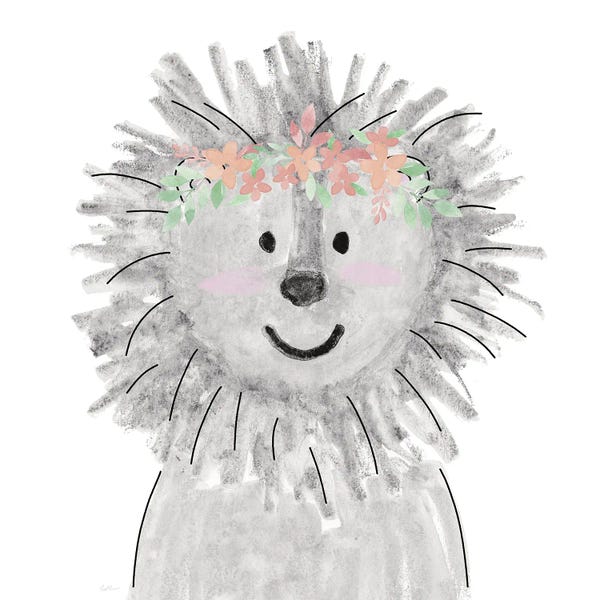 Canvas Print: Cute Lion by Natalie Carpentieri