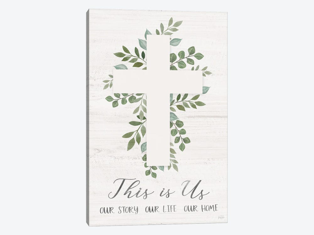 This Is Us Cross by Natalie Carpentieri 1-piece Canvas Wall Art