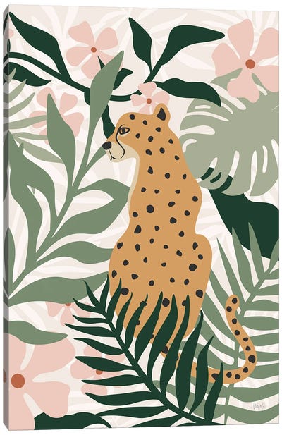Jungle Cat II Canvas Art Print - Natalie Carpentieri