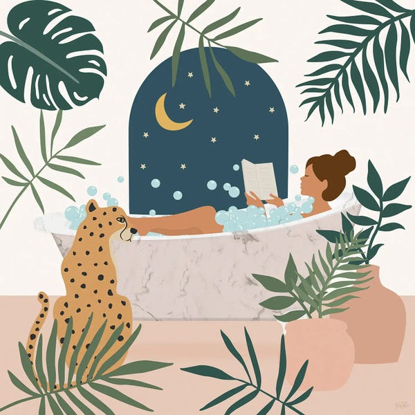 Fine Art Print: Jungle Spa II by Natalie Carpentieri