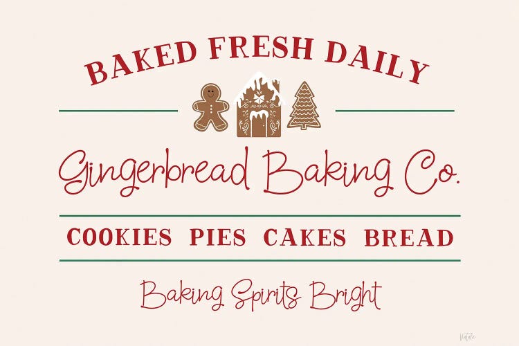 Baking Spirits Bright by Natalie Carpentieri canvas print