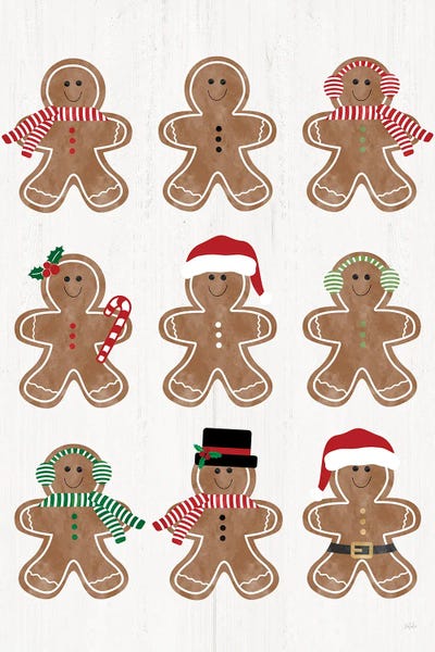 Naughty Or Nice: Gingerbread Chart by Natalie Carpentieri