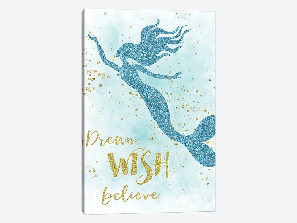 Dream Wish Believe by Natalie Carpentieri 1-piece Canvas Art