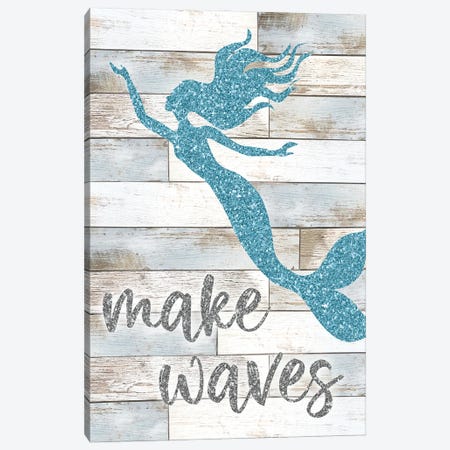 Make Waves Canvas Print #CRP44} by Natalie Carpentieri Canvas Artwork