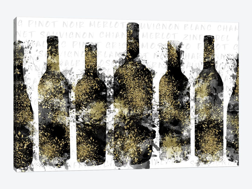 Wine Selection by Natalie Carpentieri 1-piece Canvas Art