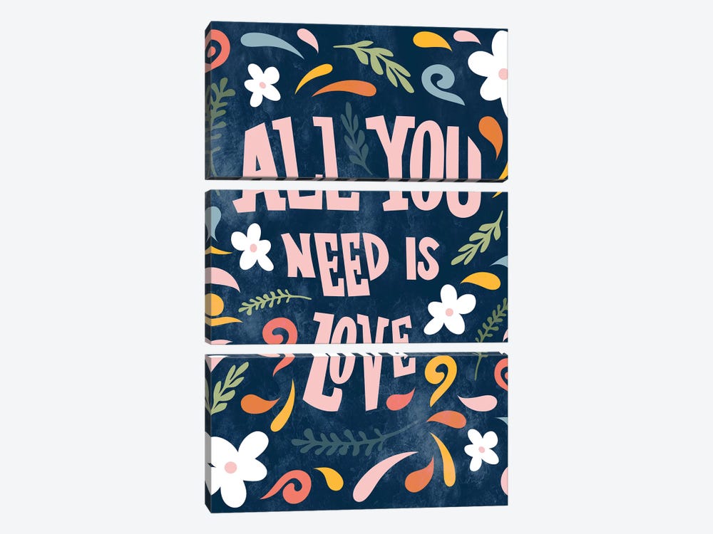 All You Need Is Love by Natalie Carpentieri 3-piece Canvas Art