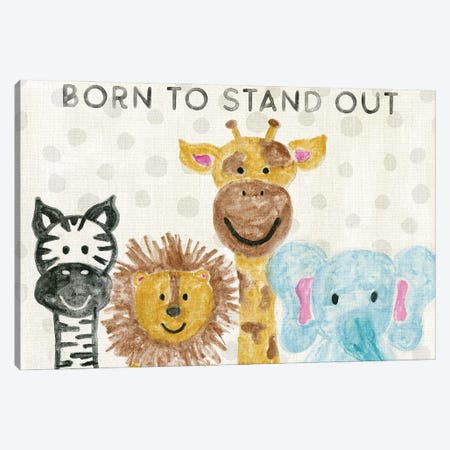 Born To Stand Out Canvas Print #CRP78} by Natalie Carpentieri Canvas Wall Art