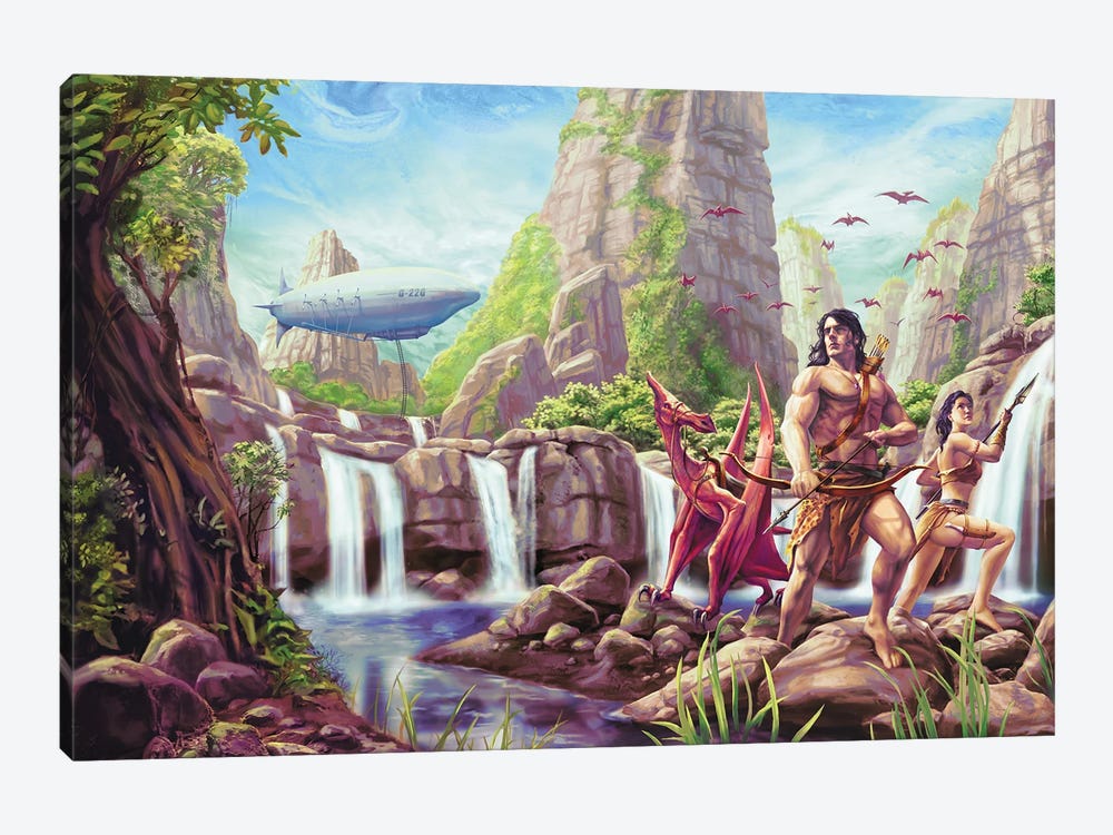 Tarzan®: Battle for Pellucidar® by Chris Peuler 1-piece Art Print