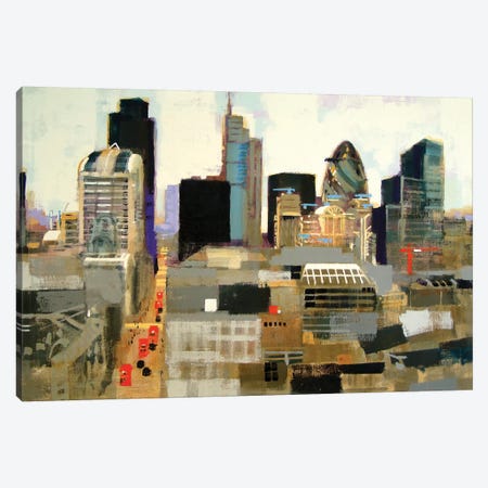 City Of London Canvas Print #CRU10} by Colin Ruffell Canvas Art Print