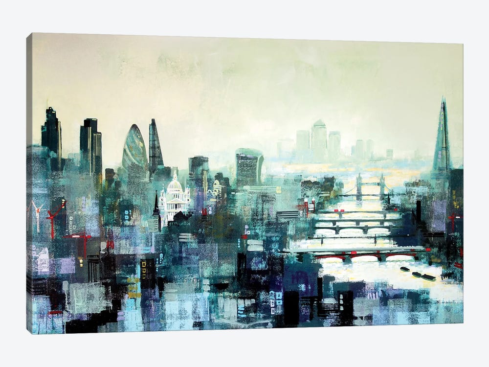 City Titans by Colin Ruffell 1-piece Canvas Wall Art