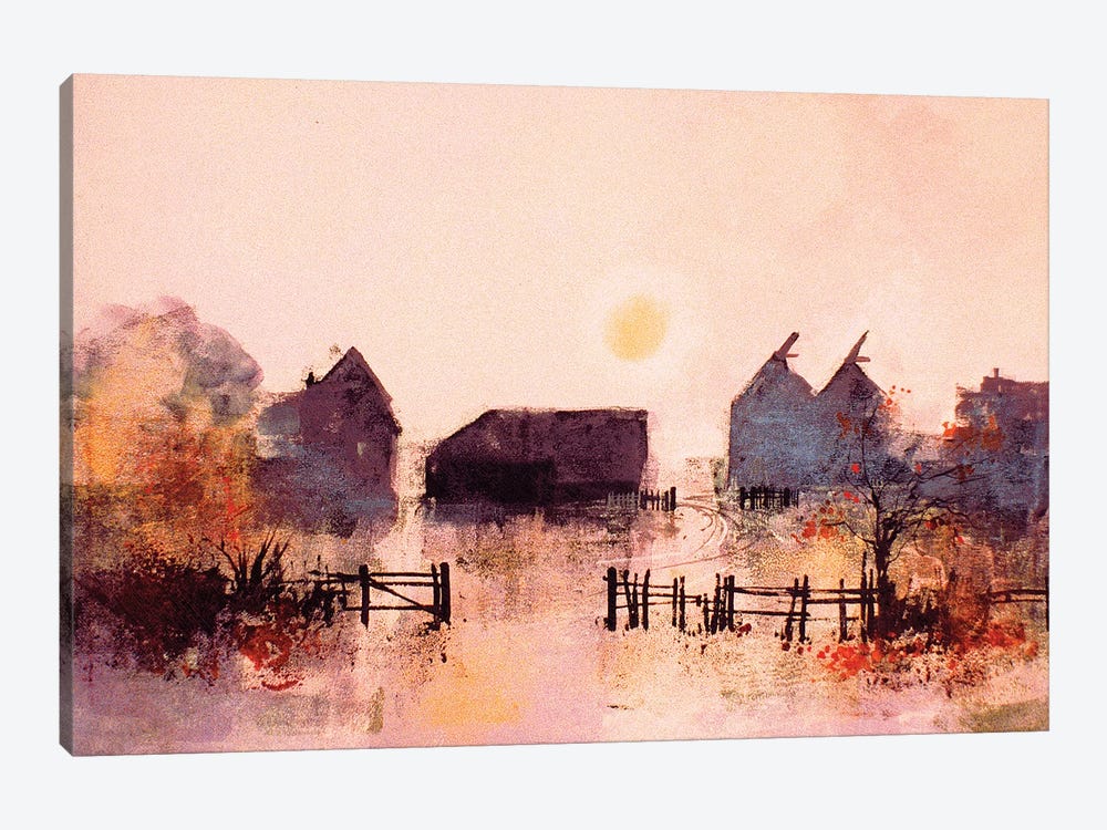 Early Morning Farm by Colin Ruffell 1-piece Canvas Artwork