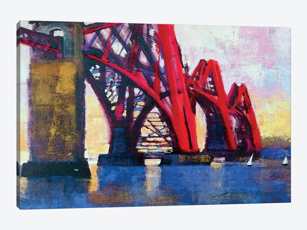 Edinburgh Forth Bridge by Colin Ruffell 1-piece Canvas Wall Art