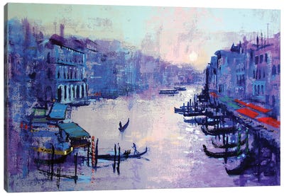 Grand Canal Canvas Art Print - Veneto Art