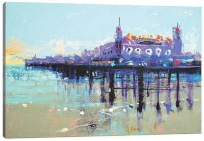 Let's Play On Palace Pier Canvas Art Print - Home Staging