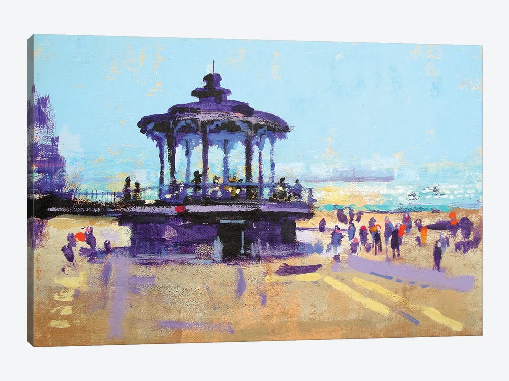 Let's Play On The Bandstand by Colin Ruffell 1-piece Canvas Art