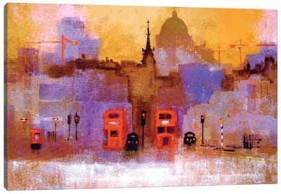 London Buses Canvas Art Print - Home Staging