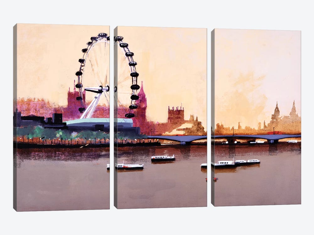 London Eye by Colin Ruffell 3-piece Canvas Art