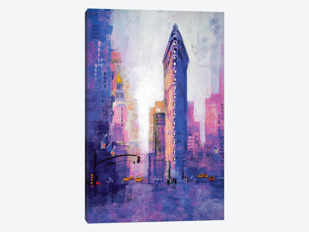 Manhattan Flatiron by Colin Ruffell 1-piece Canvas Artwork
