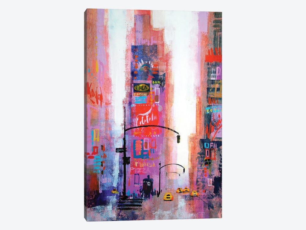 Manhattan Times Square by Colin Ruffell 1-piece Canvas Print