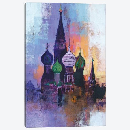 Moscow Red Square Canvas Print #CRU51} by Colin Ruffell Canvas Art Print