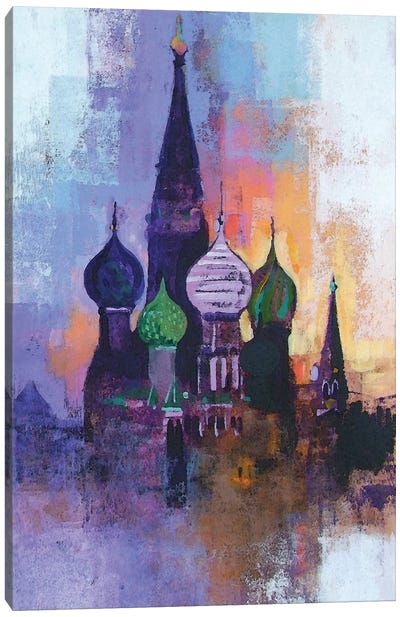 Moscow Red Square Canvas Art Print - Colin Ruffell