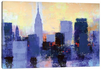 New York Skyline Canvas Art Print - New York Art