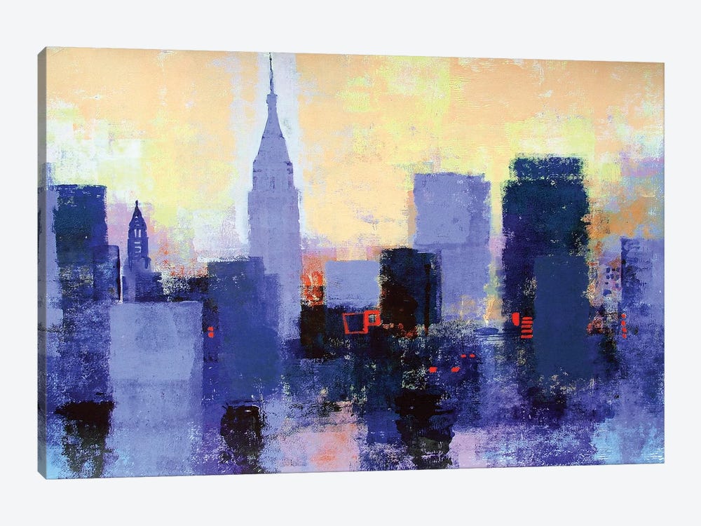 New York Skyline by Colin Ruffell 1-piece Canvas Artwork