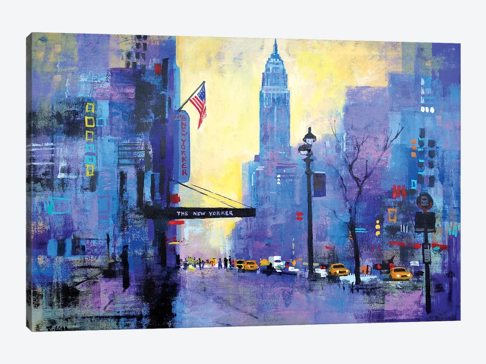 NYC 34th St. by Colin Ruffell 1-piece Canvas Art Print