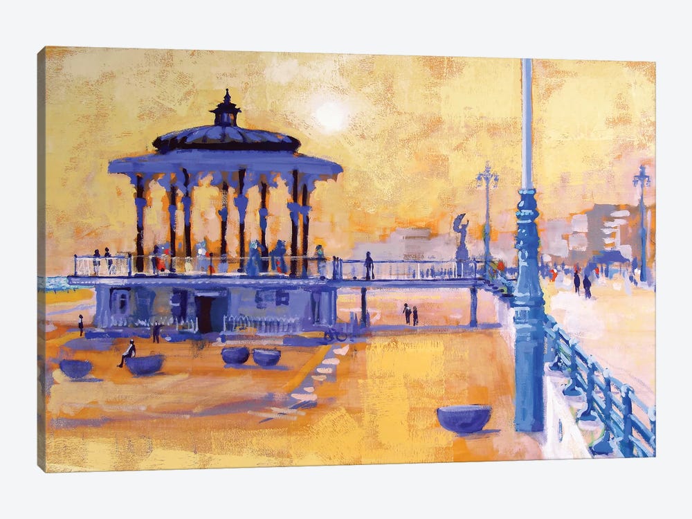 Brighton Bandstand by Colin Ruffell 1-piece Canvas Art Print