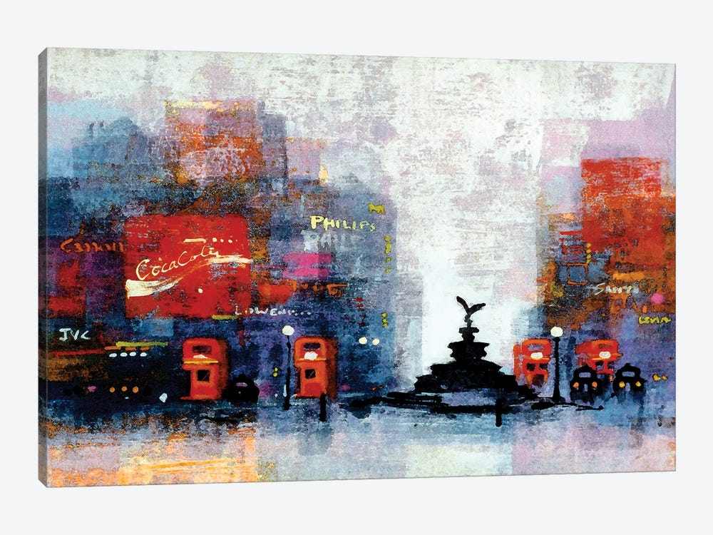 Piccadilly Circus by Colin Ruffell 1-piece Art Print