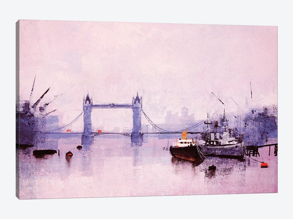 Pool Of London by Colin Ruffell 1-piece Canvas Print