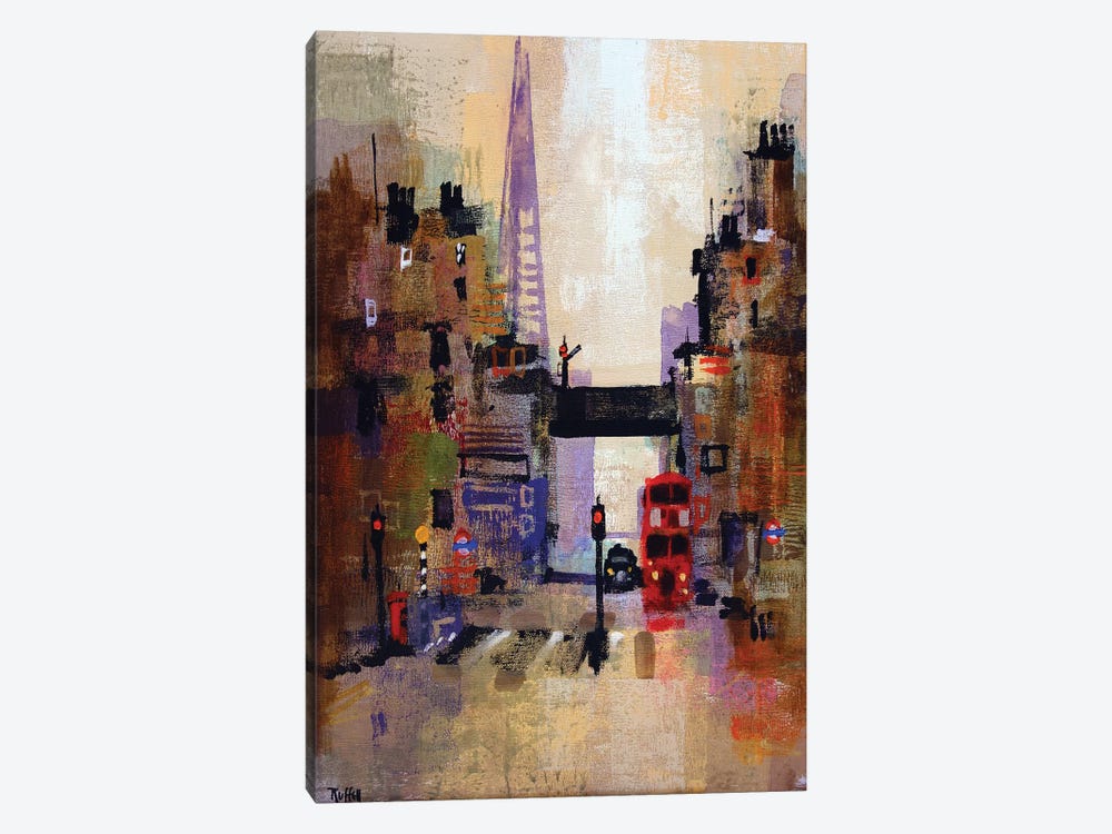 Shard And Bus by Colin Ruffell 1-piece Canvas Print