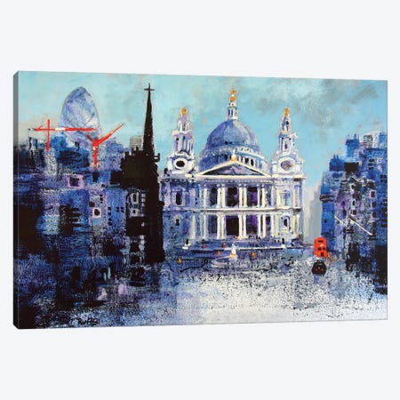St. Paul's Cathedral II Canvas Print #CRU73} by Colin Ruffell Canvas Print