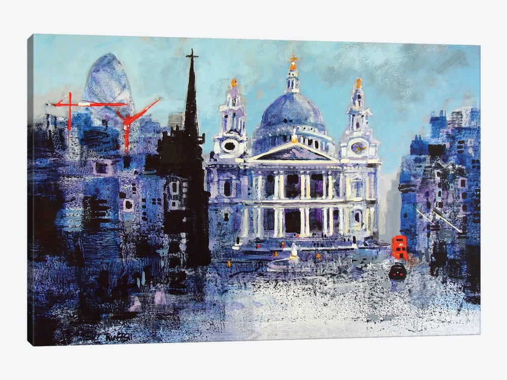 St. Paul's Cathedral II by Colin Ruffell 1-piece Canvas Artwork