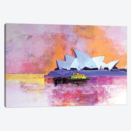 Sydney Opera House Canvas Print #CRU76} by Colin Ruffell Canvas Art