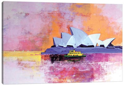 Sydney Opera House Canvas Art Print - Coral Around The Globe