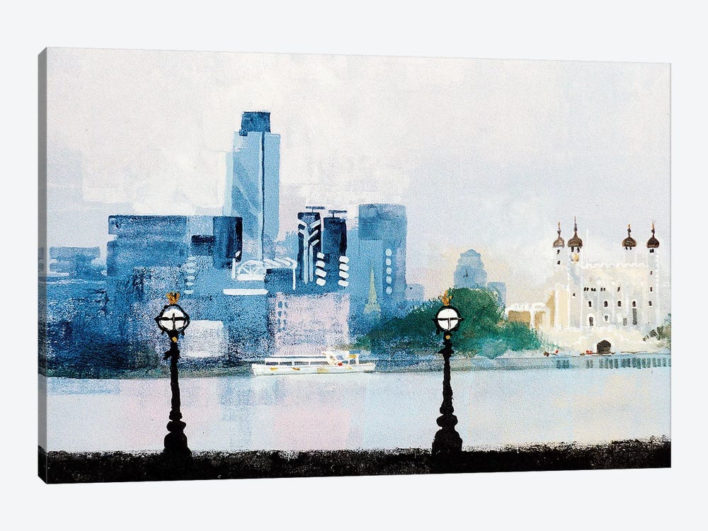 The City by Colin Ruffell 1-piece Canvas Artwork