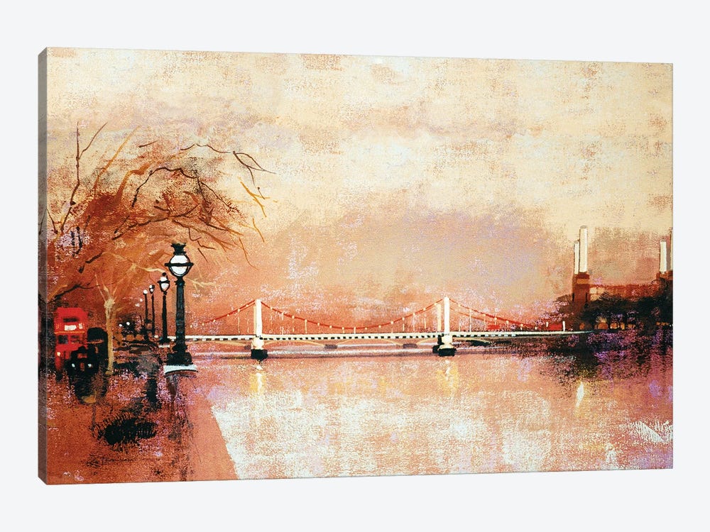 Chelsea Bridge by Colin Ruffell 1-piece Canvas Print